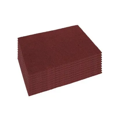 14" x 24" Maroon Eco-Prep 'EPP' Chemical Free Dry Floor Stripping Pads - Case of 10