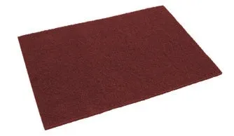 14" x 24" Maroon Eco-Prep 'EPP' Chemical Free Dry Floor Stripping Pads - Case of 10