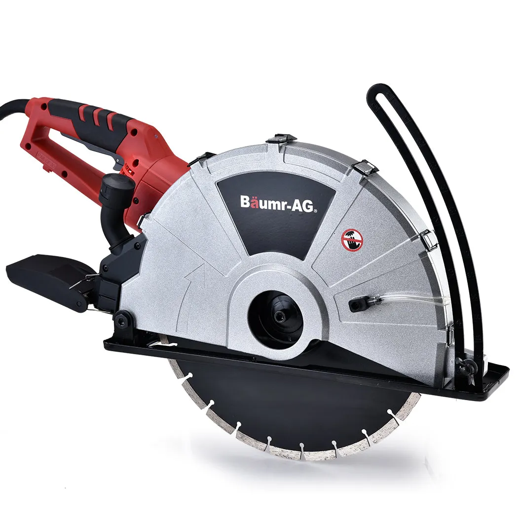 2400W 355mm Electric Concrete Saw w/ Diamond Blade, Baumr-AG