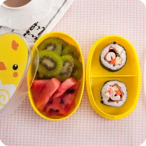 700ml Double Layers Cartoon Plastic Lunch Box