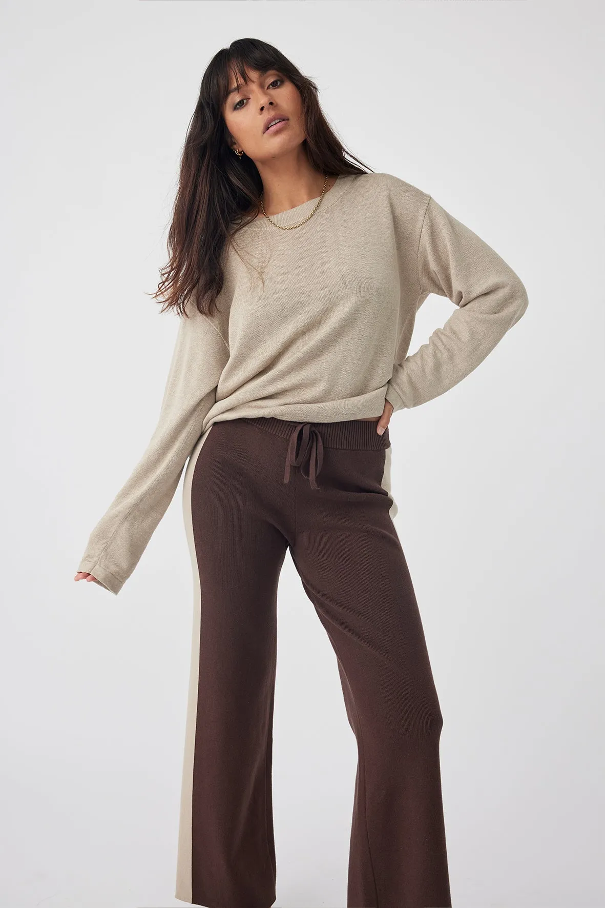 Arcaa Neo Pant - Chocolate & Taupe