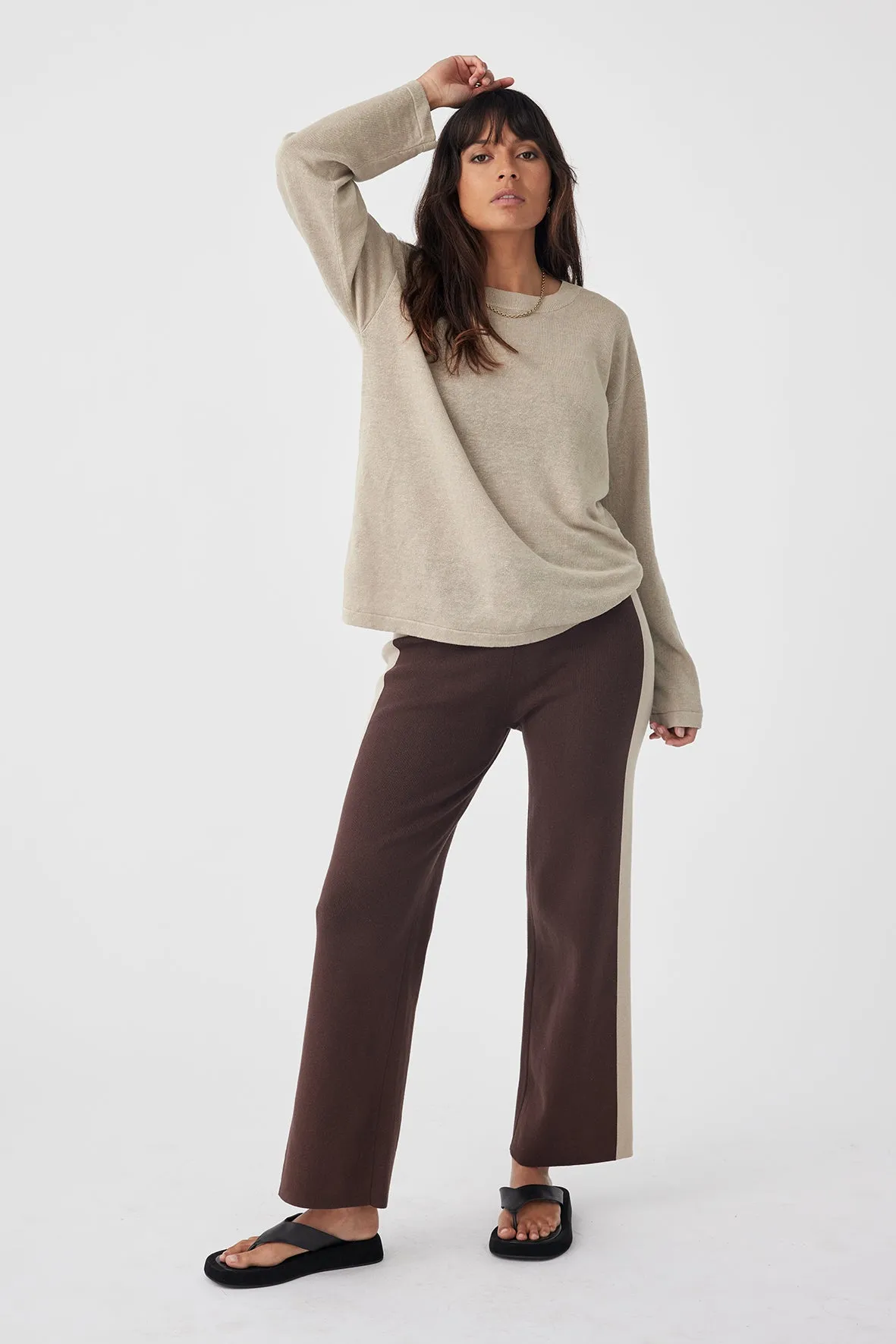 Arcaa Neo Pant - Chocolate & Taupe