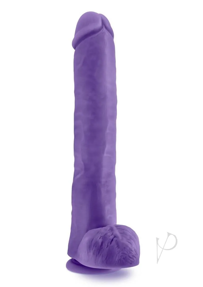 Au Naturel Bold Daddy 14 Dildo Purple