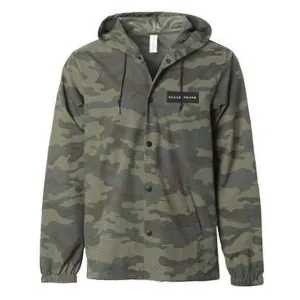 Black Sheep Camo Hooded Coaches Jacket