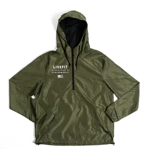 Block Anorak - Olive