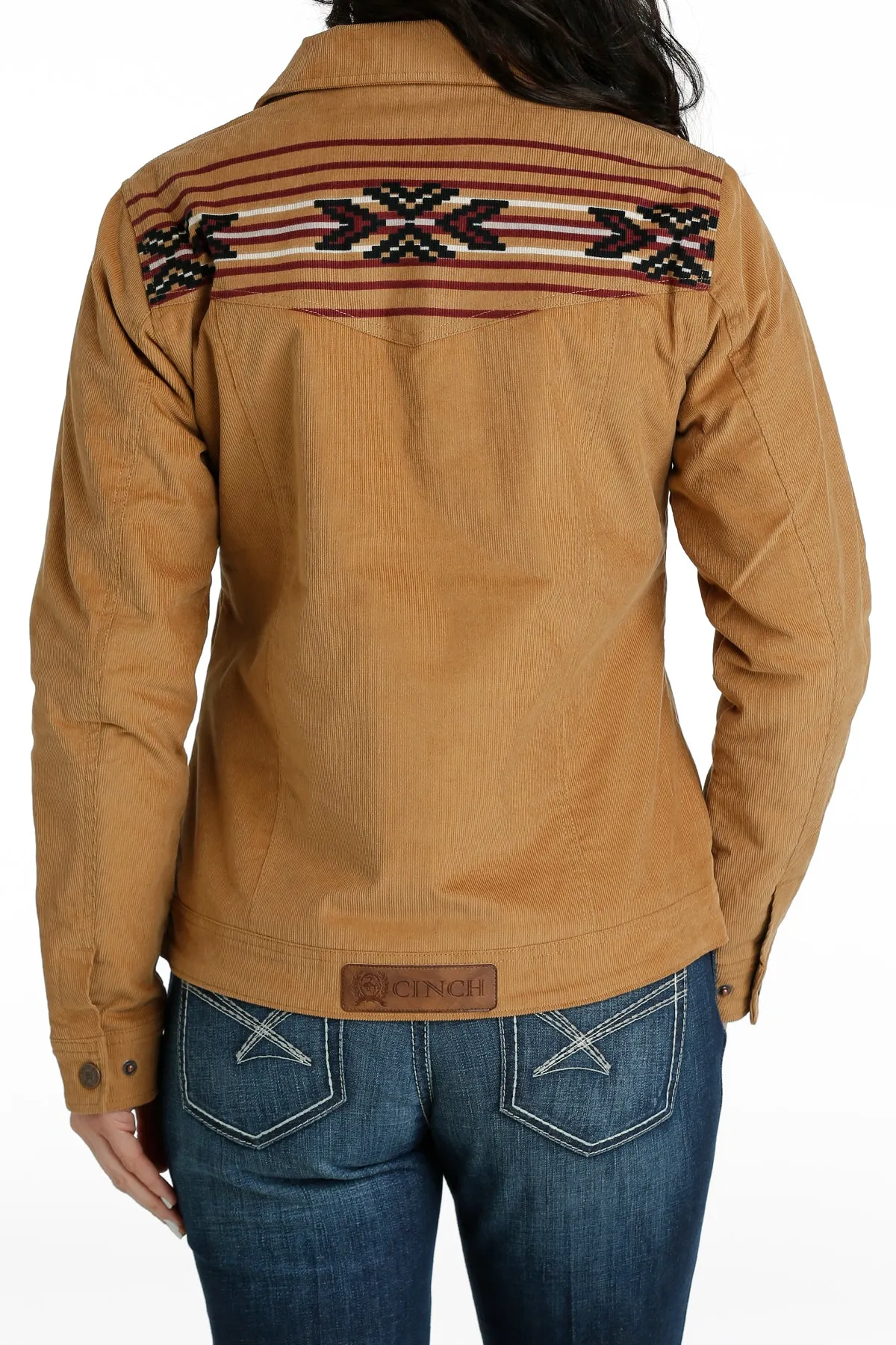 Cinch Women's Brown Corduroy Trucker Jacket