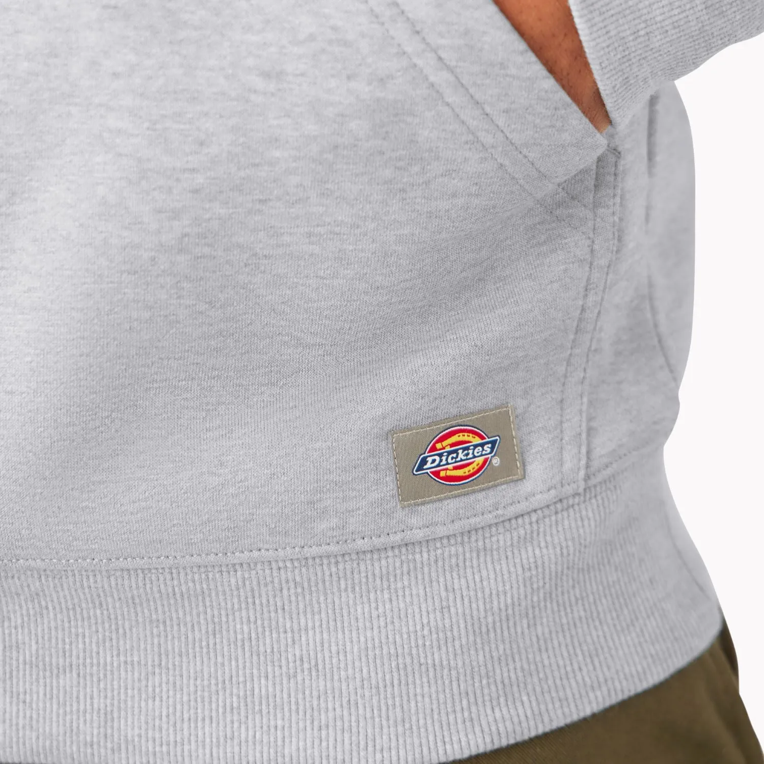 Dickies Men's Durable Water Repellent Quarter Zip Hoodie