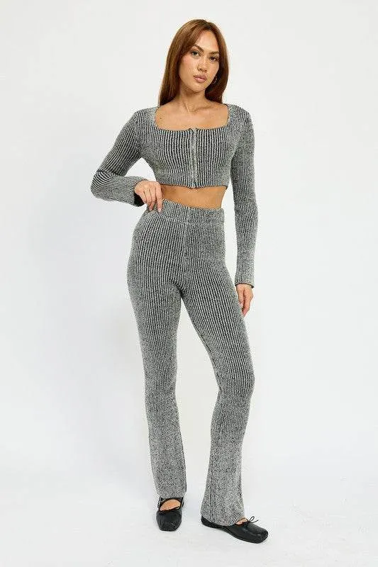 Emory Park High Waist Ribed Pants