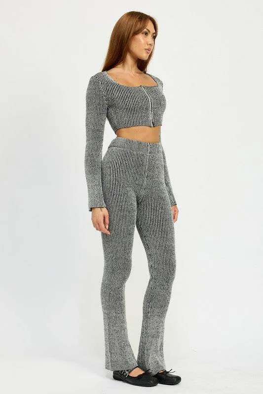 Emory Park High Waist Ribed Pants