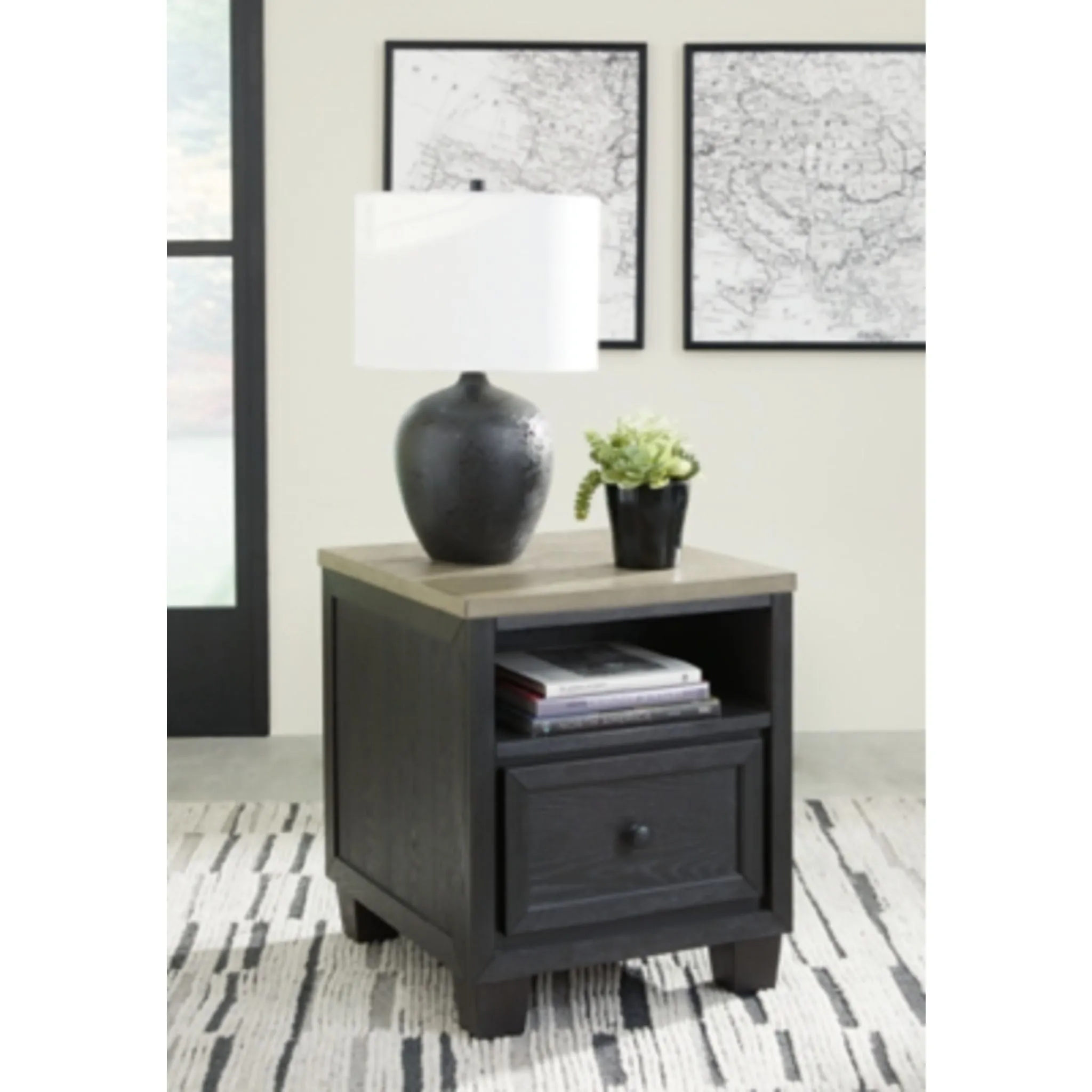 Foyland Rectangle End Table