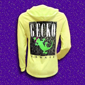 Gecko Marble - Secret 1980's Mellow Yellow HoodTEE