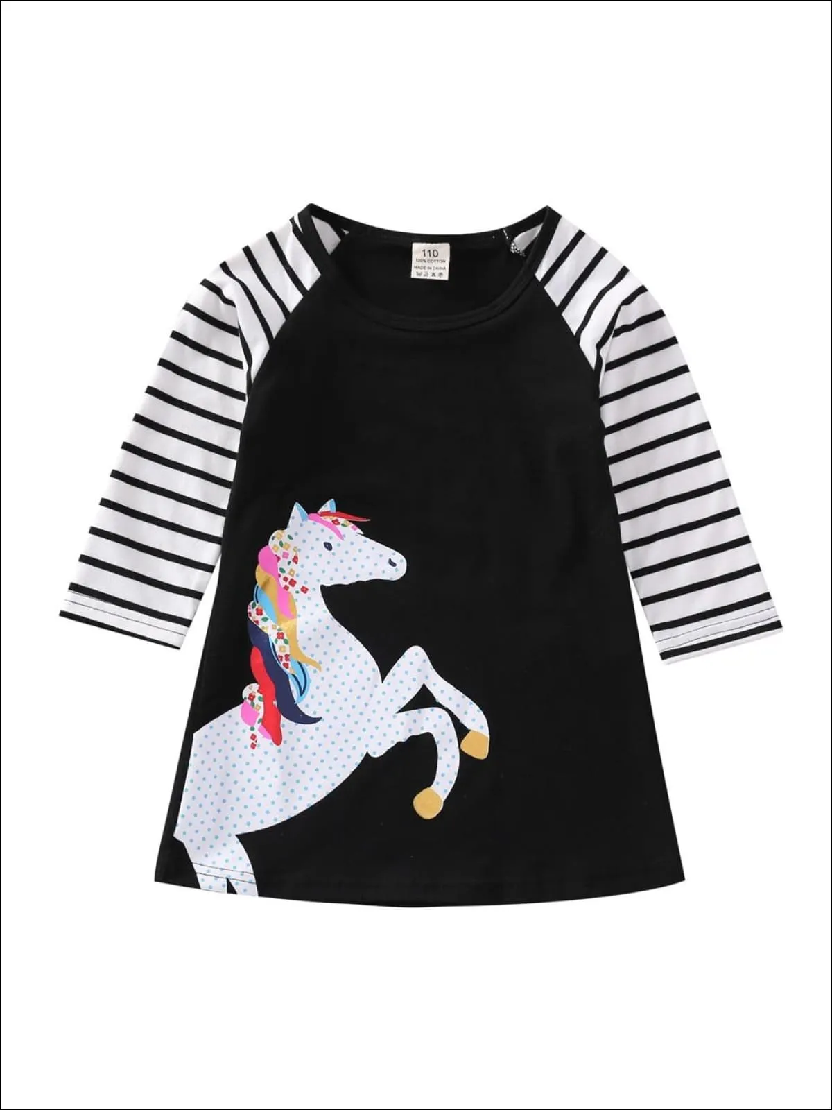 Girls Long Sleeve Summer Cotton Dresses