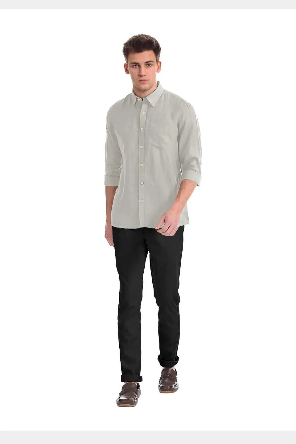 Hemploom - Elegant Hemp Shirt in Grey