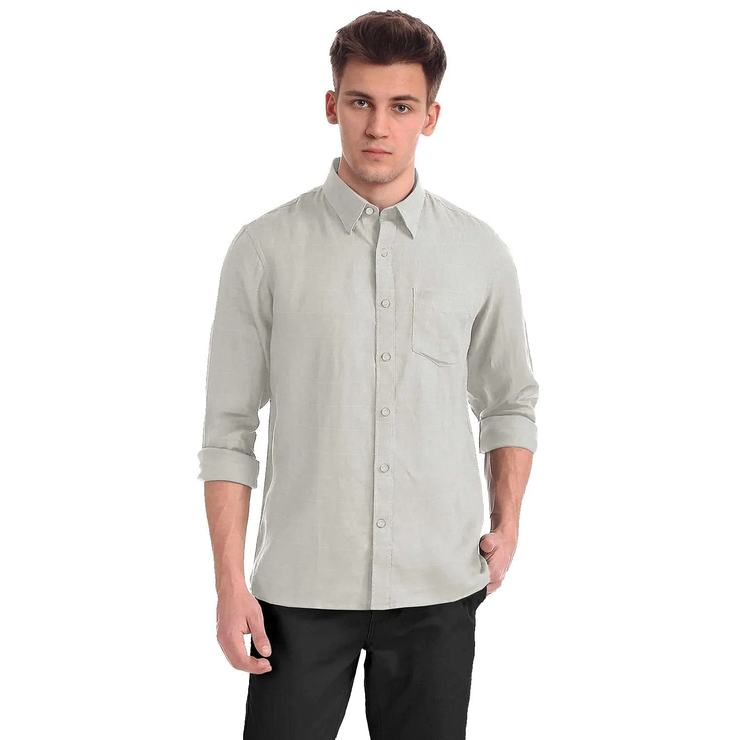 Hemploom - Elegant Hemp Shirt in Grey