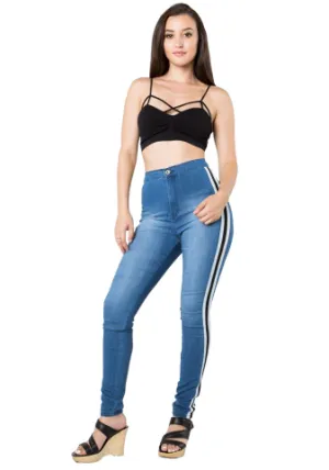 High Waist Stretchable Jeans Pants