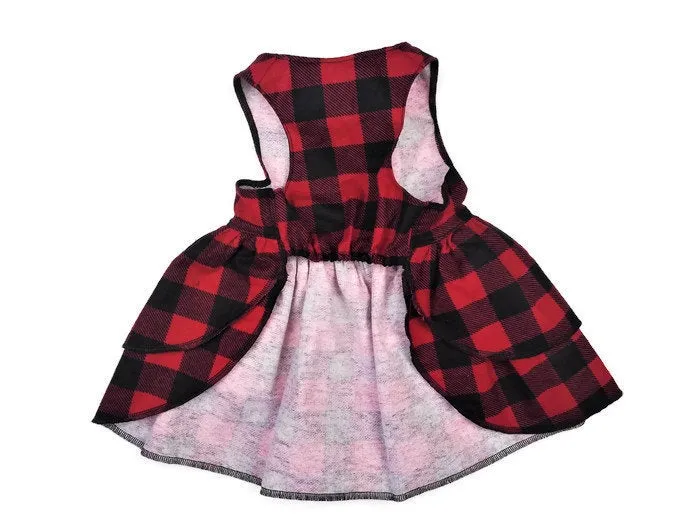 Holiday Dog Dress | Red Buffalo | The Hermona