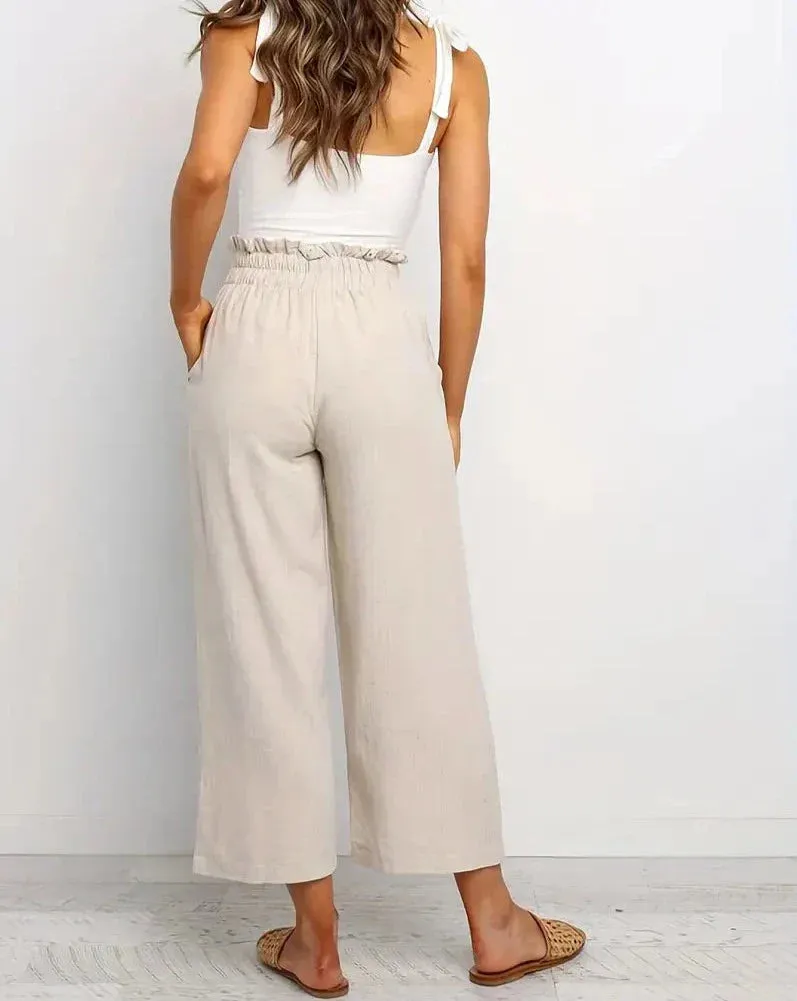 Ivyshape | Comfortable Linen Pants