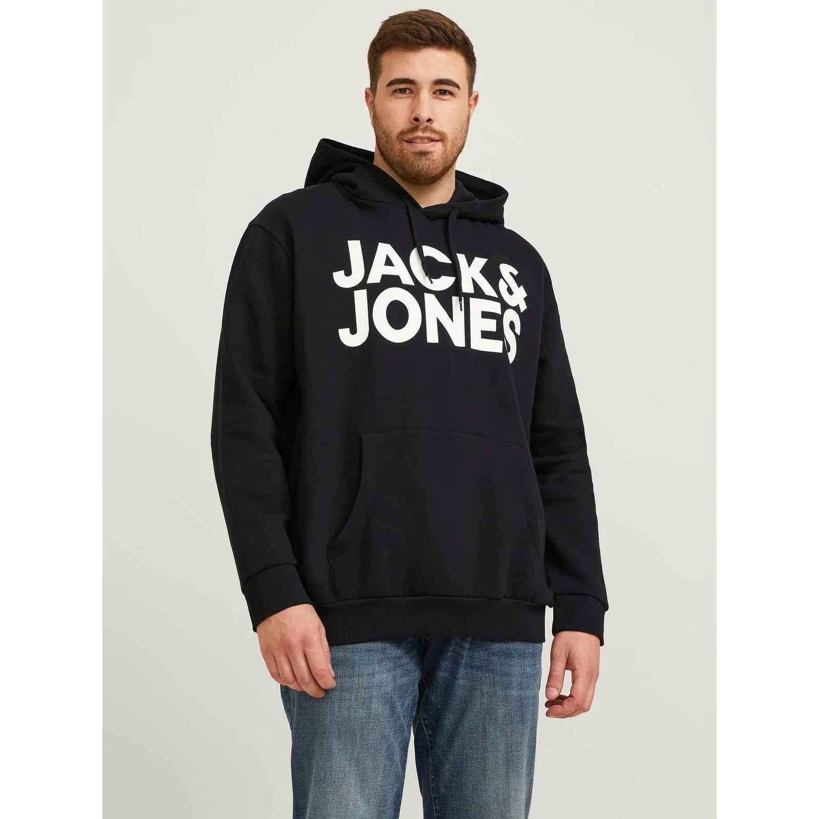 Jack & Jones Mens Corp Big & Tall Pullover Hoodie