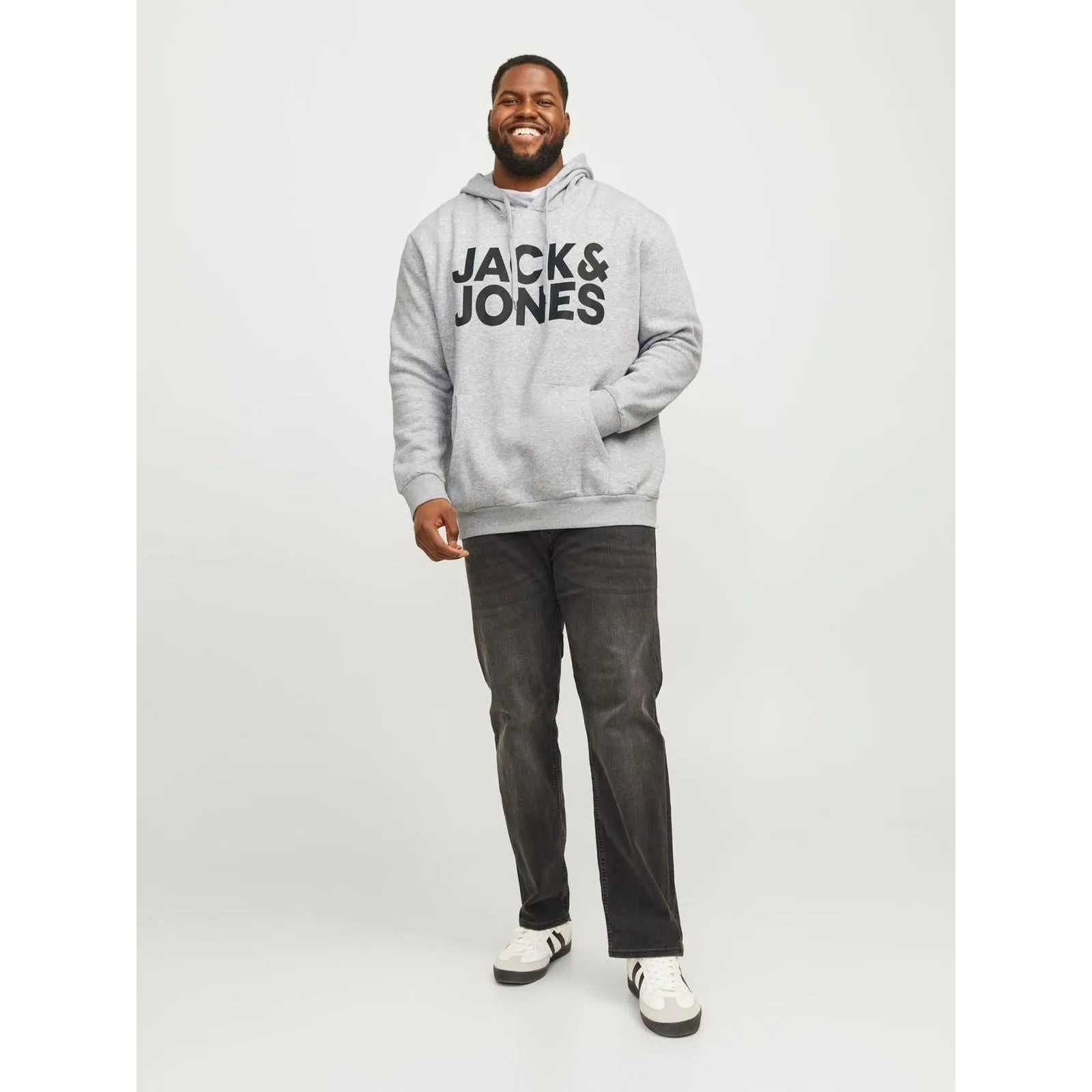 Jack & Jones Mens Corp Big & Tall Pullover Hoodie