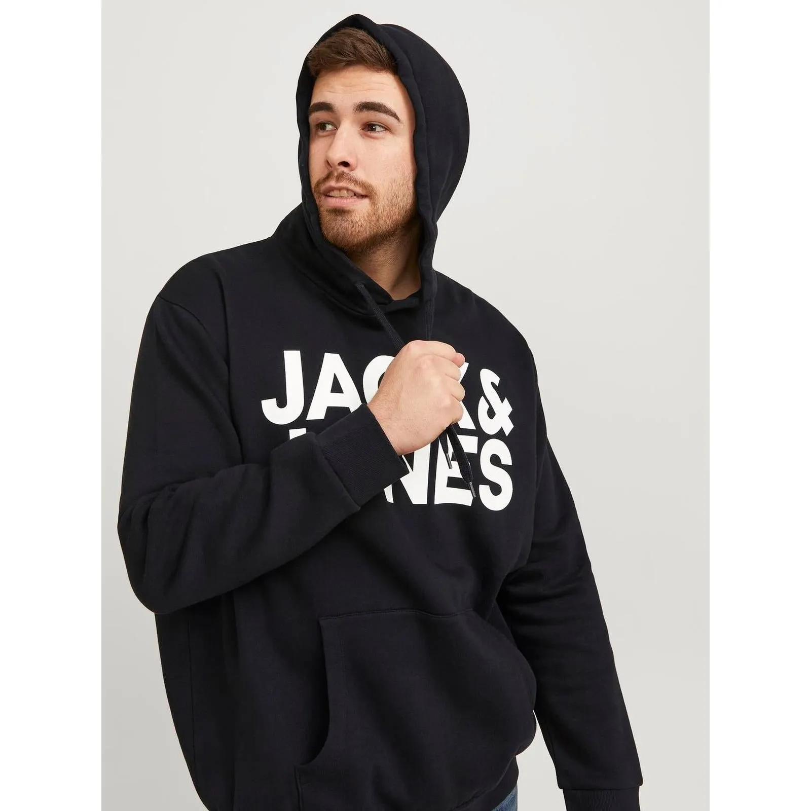 Jack & Jones Mens Corp Big & Tall Pullover Hoodie