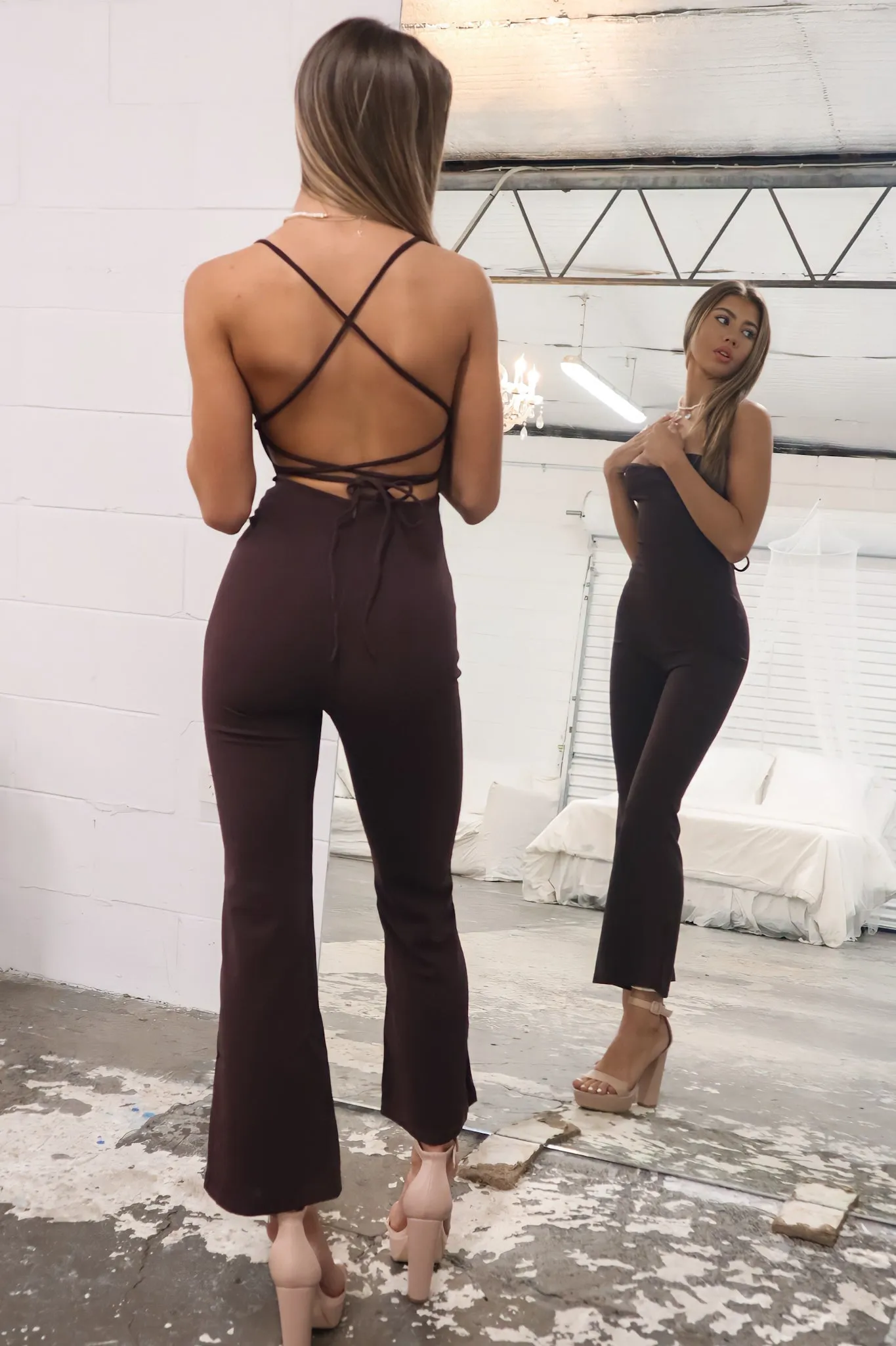 Khai Jumpsuit - Chocolate