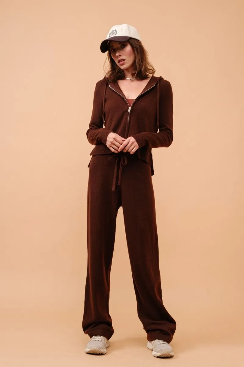 Leah Lounge Sweatpants Brown