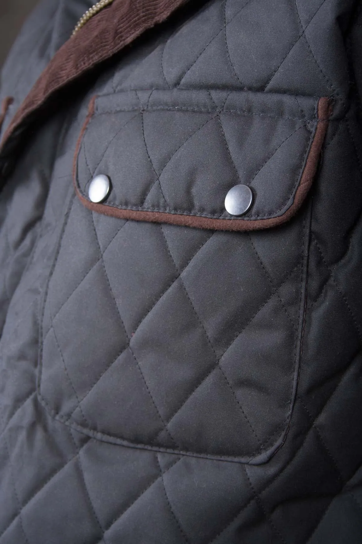 Men's Diamond Quilted Wax Jacket