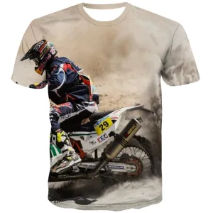 Motocross T shirts Men motorcycle T shirts Funny Offroad Tshirt Printed