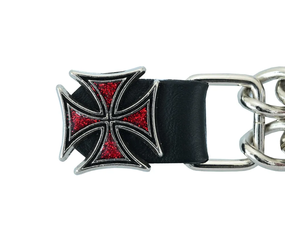 PKV146D Vest Extender - Iron Cross Red