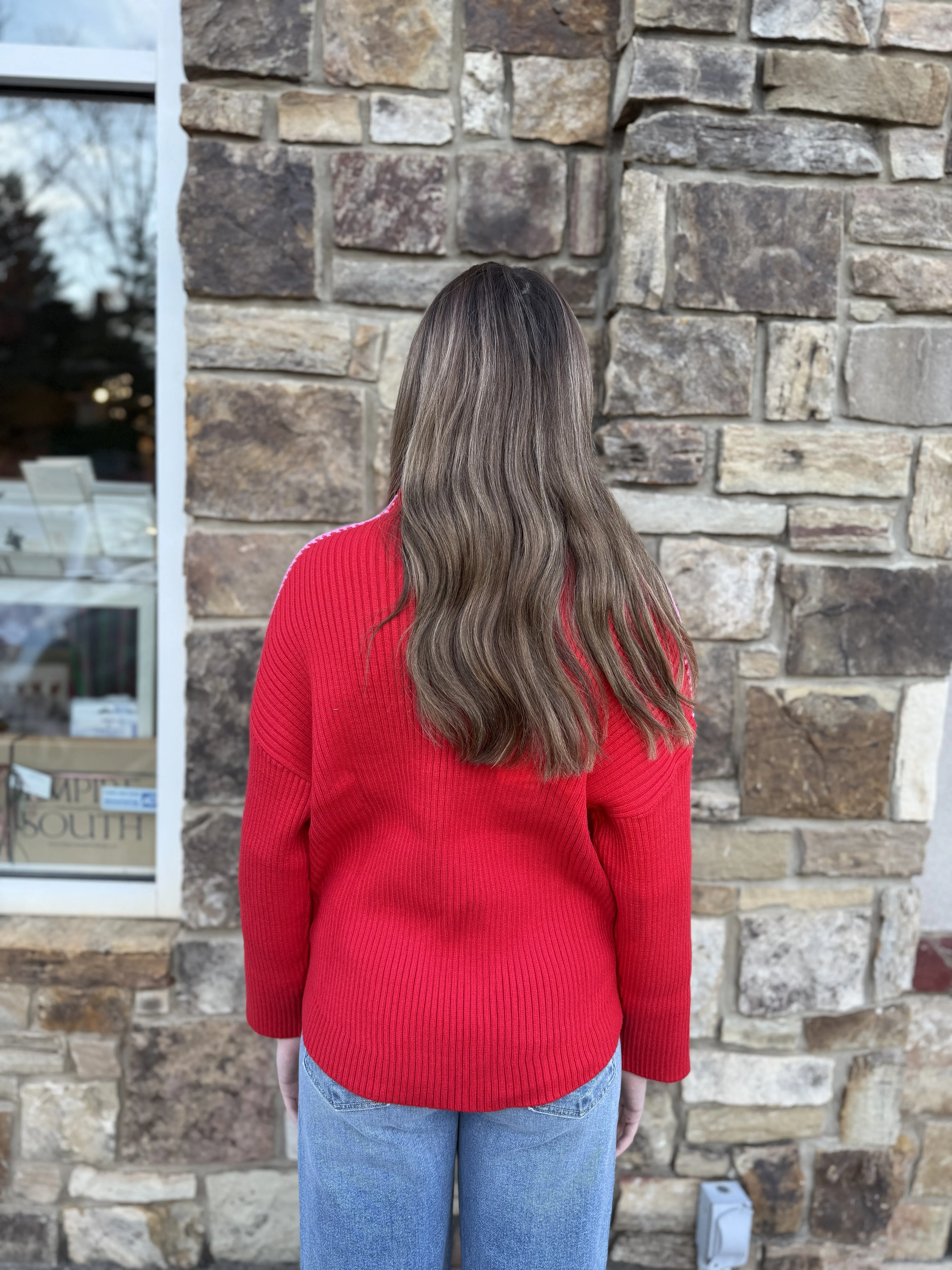 Red Cole Turtleneck Sweater