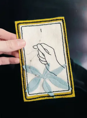 Sophie Hines Embroidery Pattern - Tarot Patch