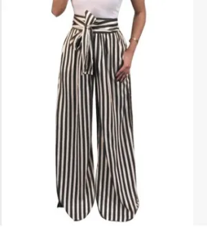 Striped Loose Pants