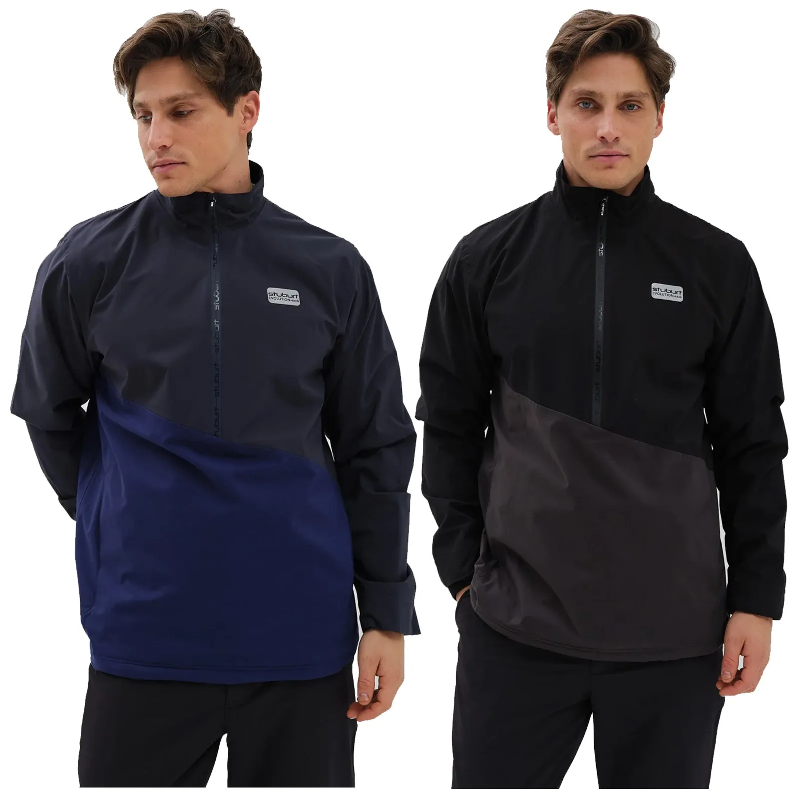 Stuburt Mens Evolution-Tech Waterproof Half Zip Jacket