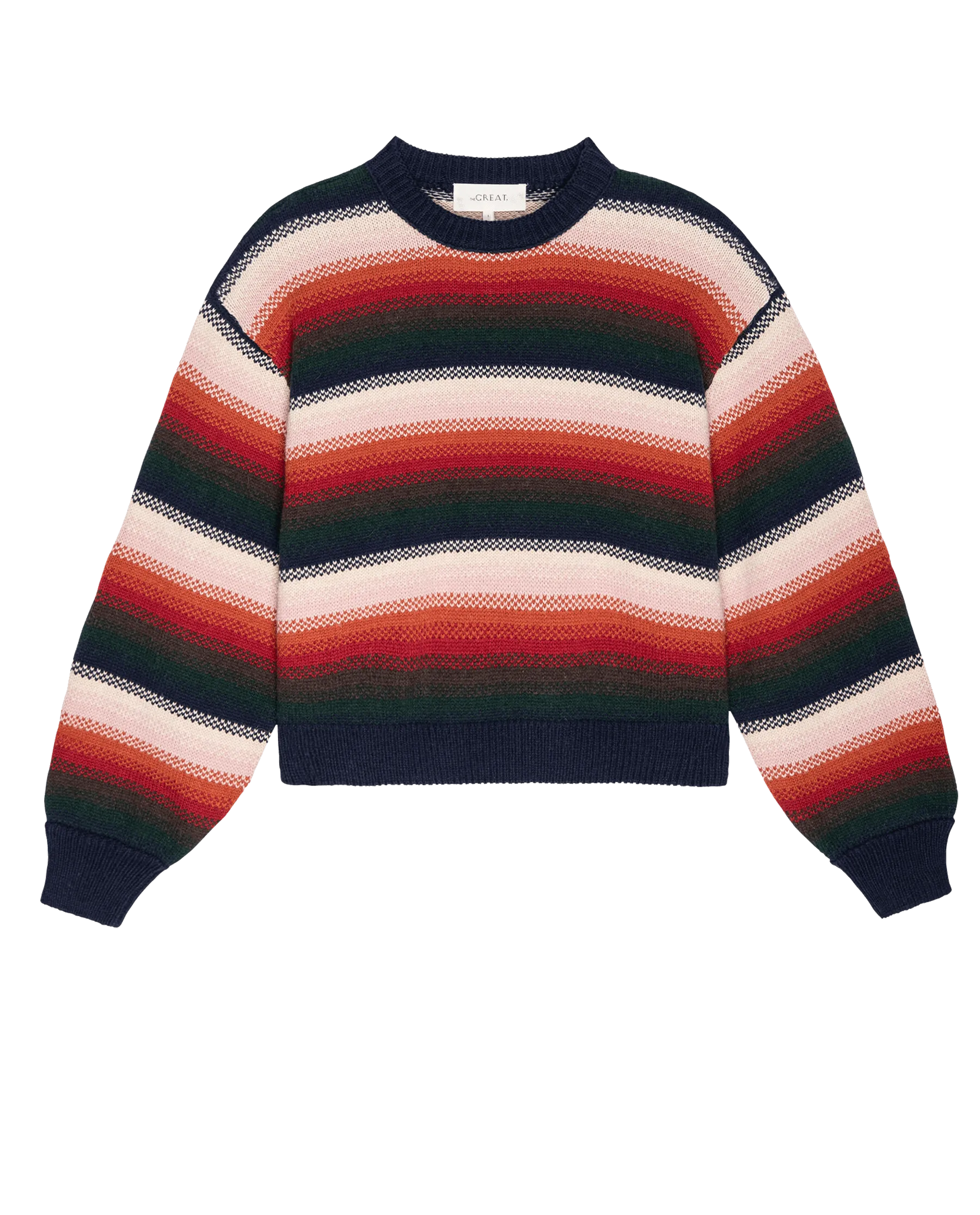 The Bubble Pullover. -- Reflection Stripe