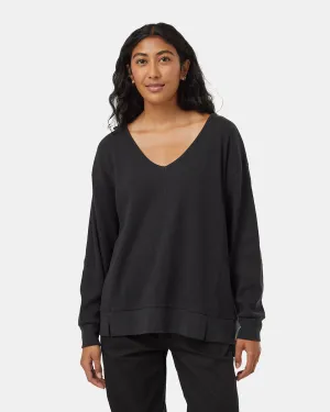 Women's TreeWaffle Deep V L/S Sweater